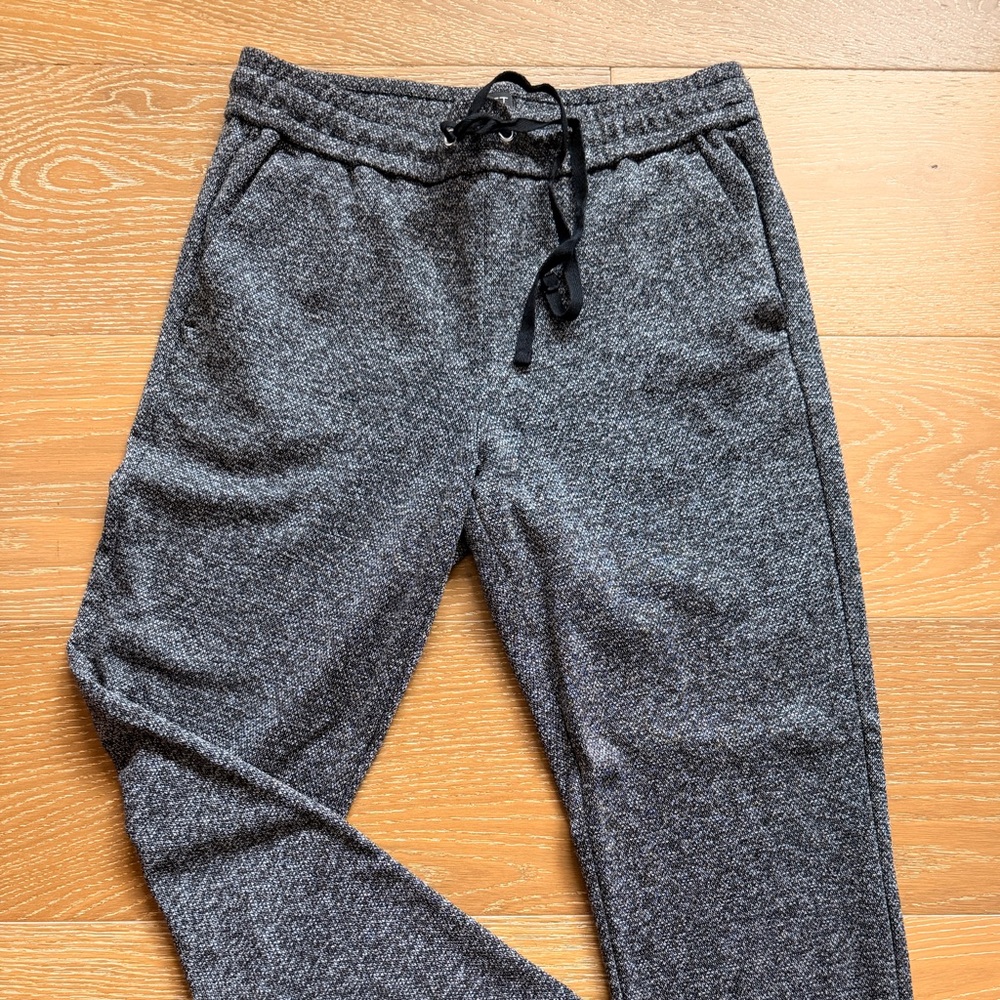 Womens LOFT luxe lounge knit joggers petite S charcoal gray